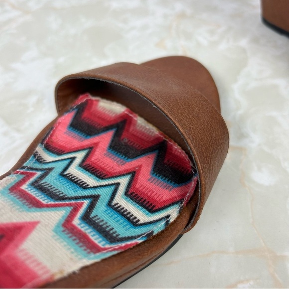 American Eagle By Payless Wedge Heel Sandals Size 9.5 - Picture 7 of 7